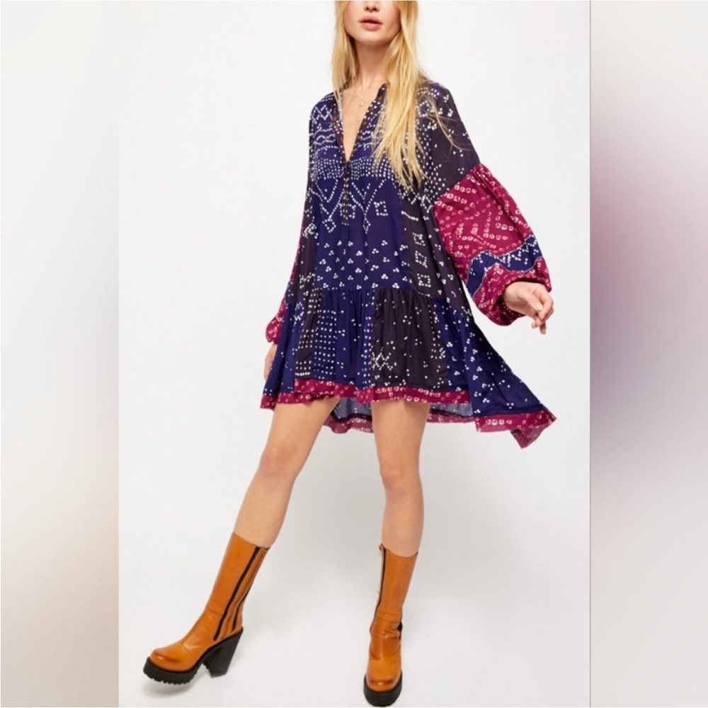Free People Shibori Tunic Dress